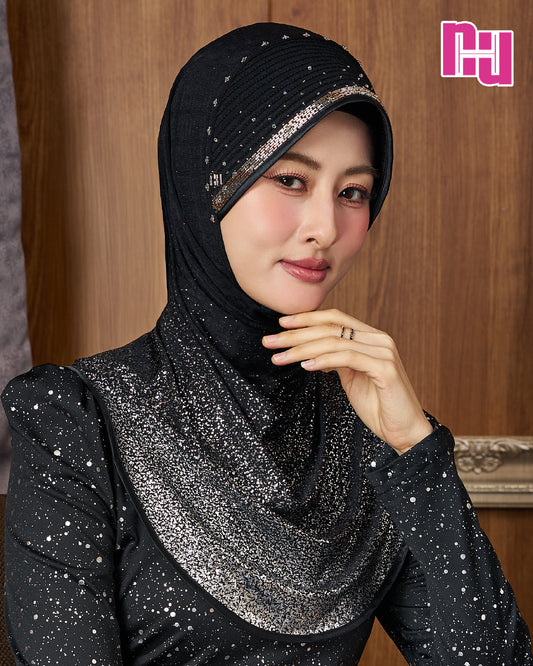 NUH GLAM Crystal Pearl Ready-to-Wear Bra - Straight Sponge (FN-T)