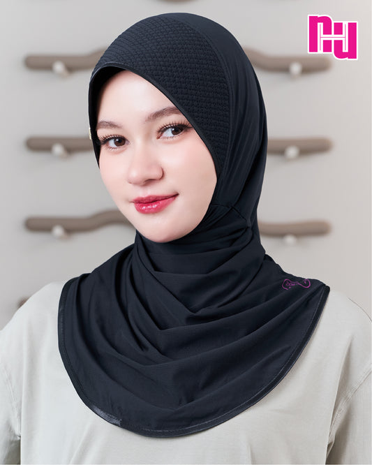 NUH SPORTS HIJAB - ผ้าคลุมสวมสำเร็จสำหรับออกกำลังกาย