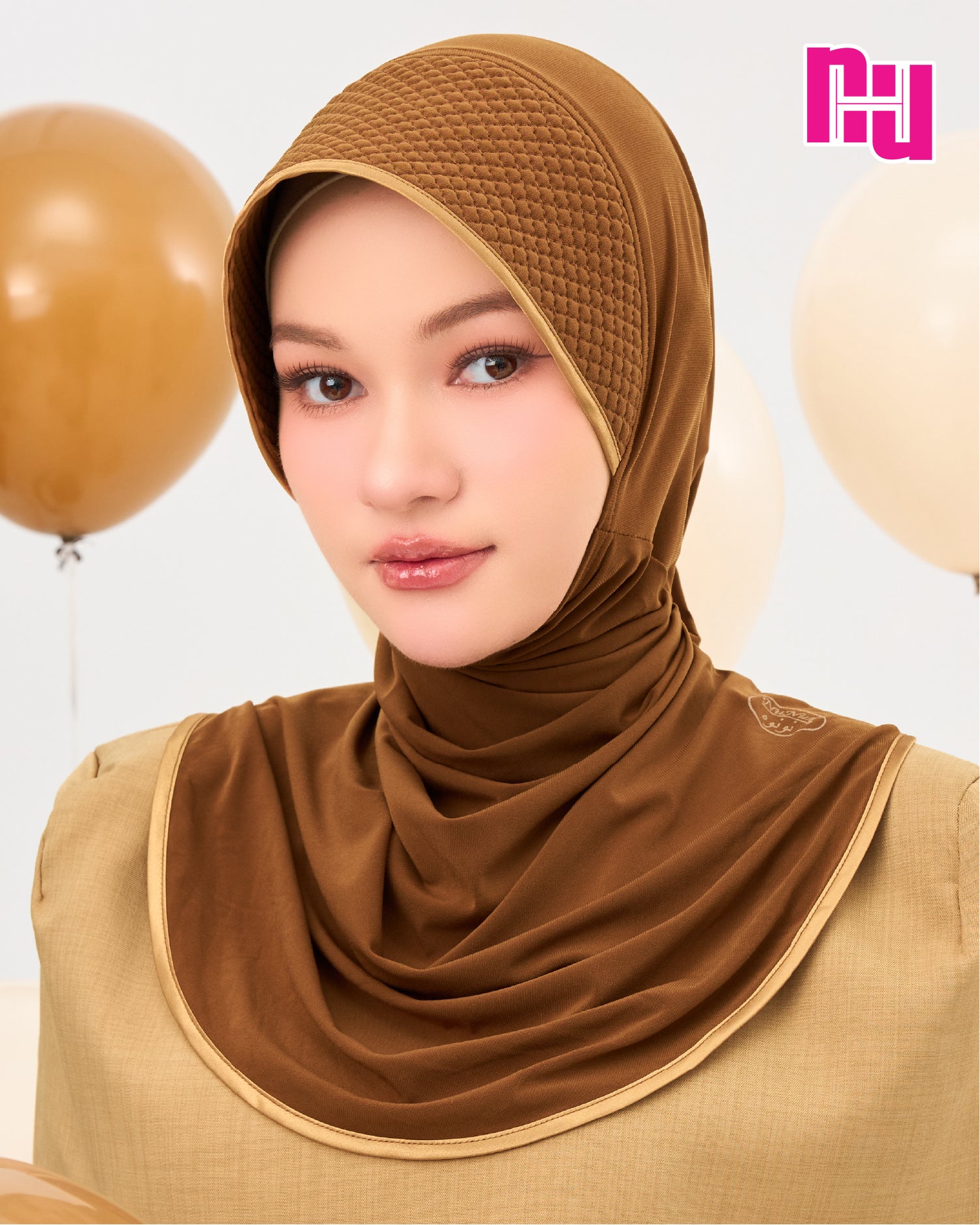 NUH CLASSIC Instant Hijab – Structured Square