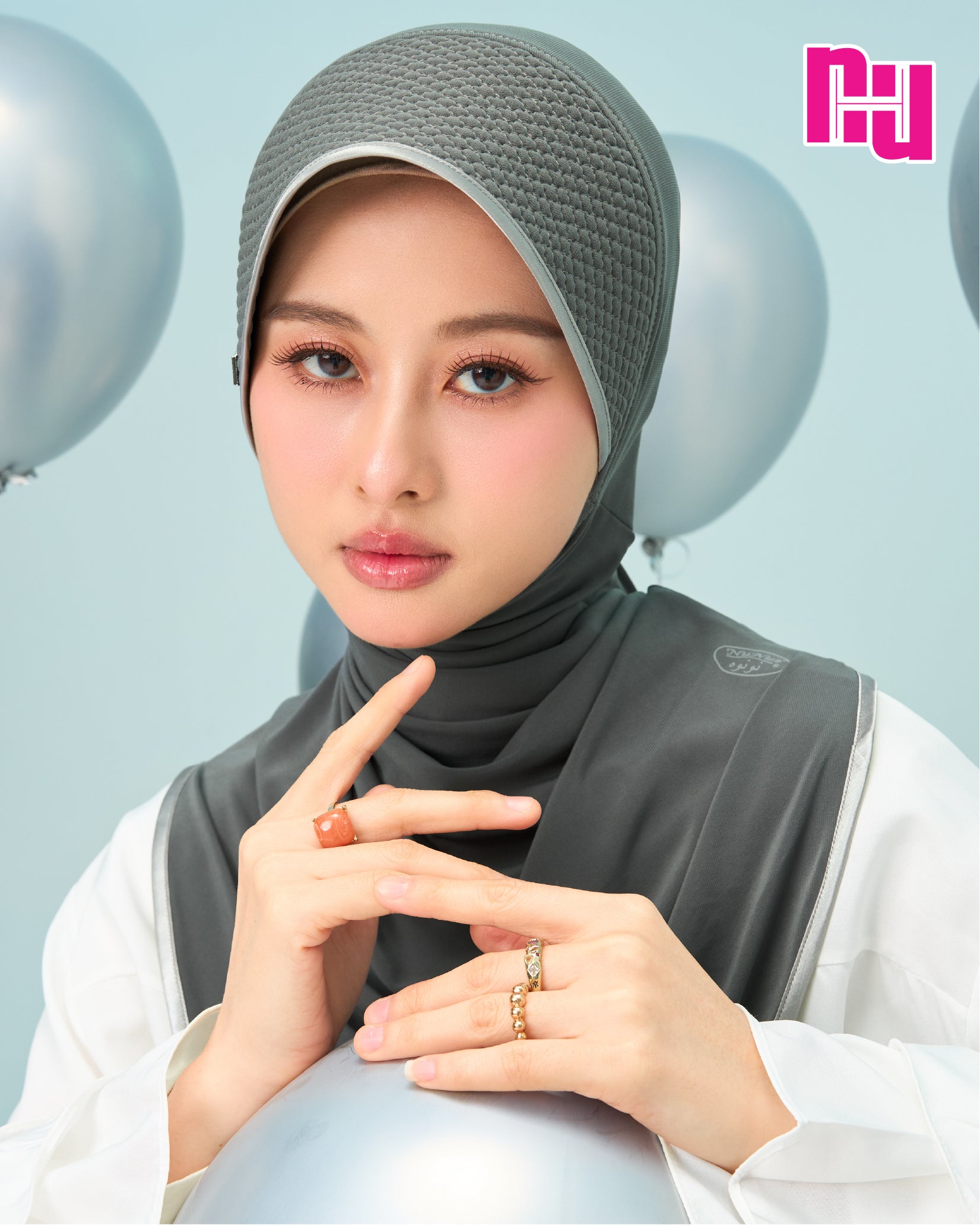NUH CLASSIC Instant Hijab – Structured Square