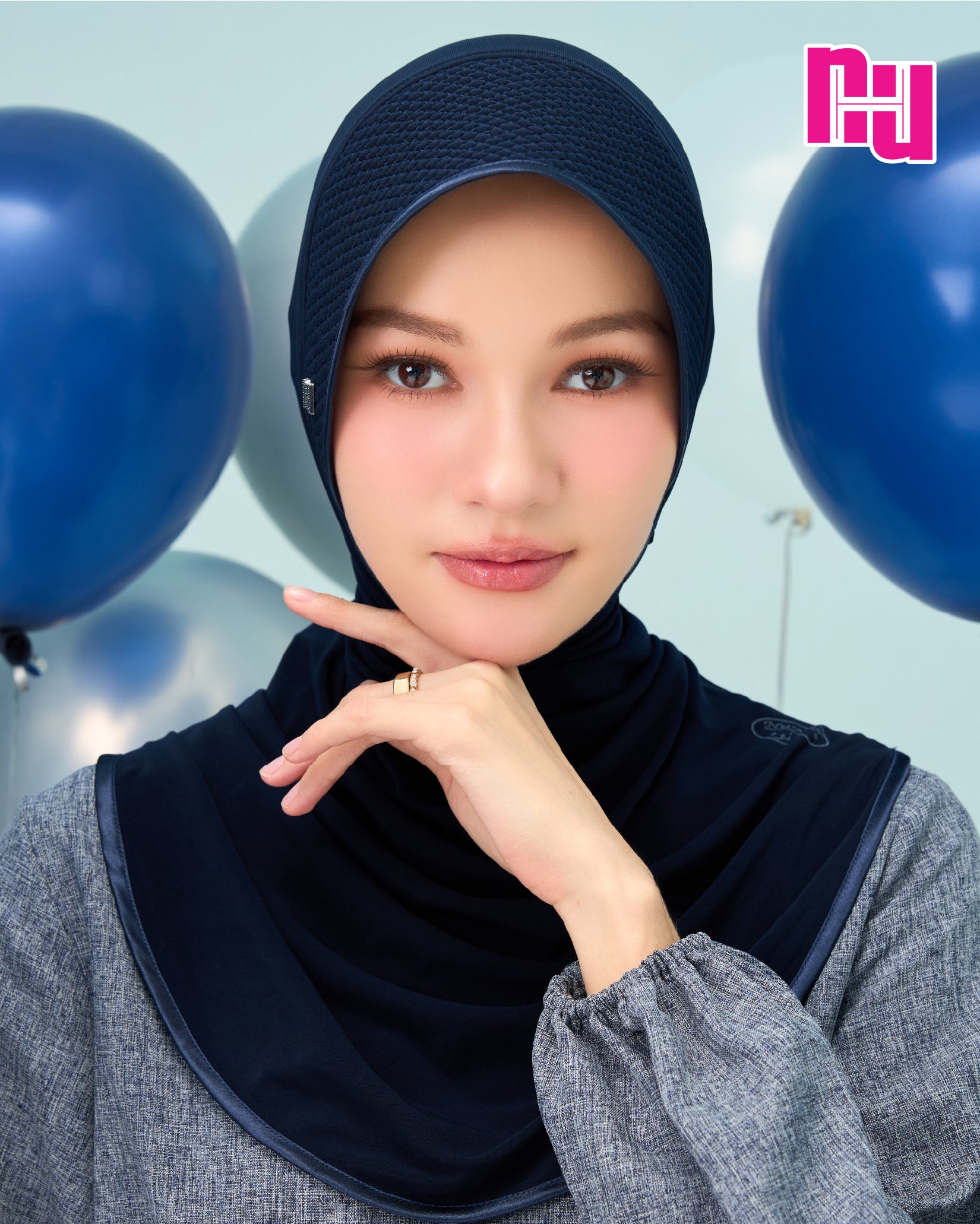 NUH CLASSIC Instant Hijab – Structured Square