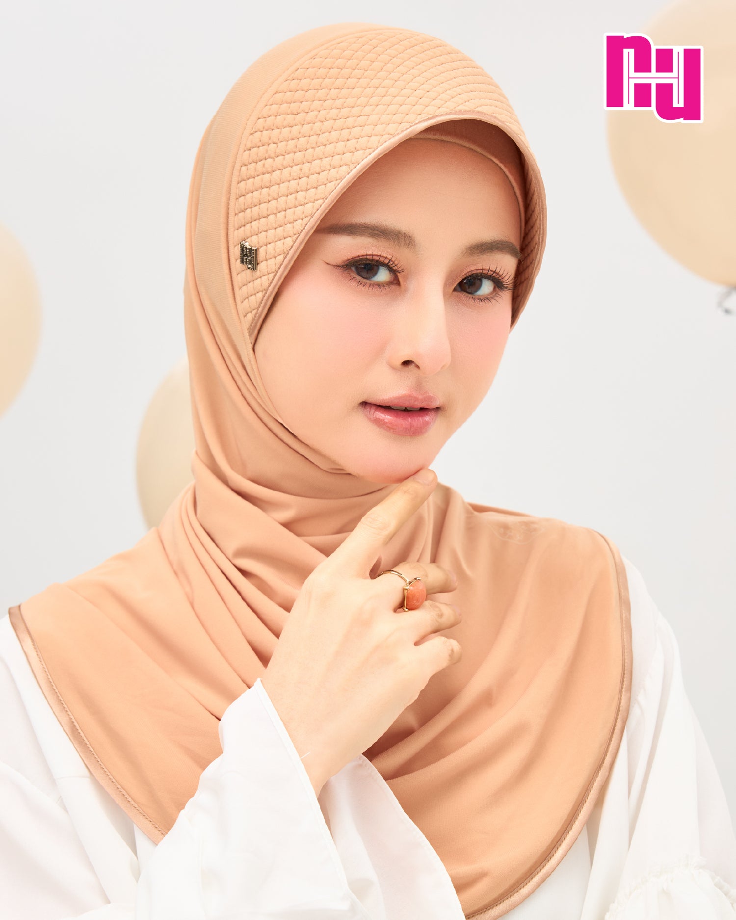 NUH CLASSIC Instant Hijab – Structured Square