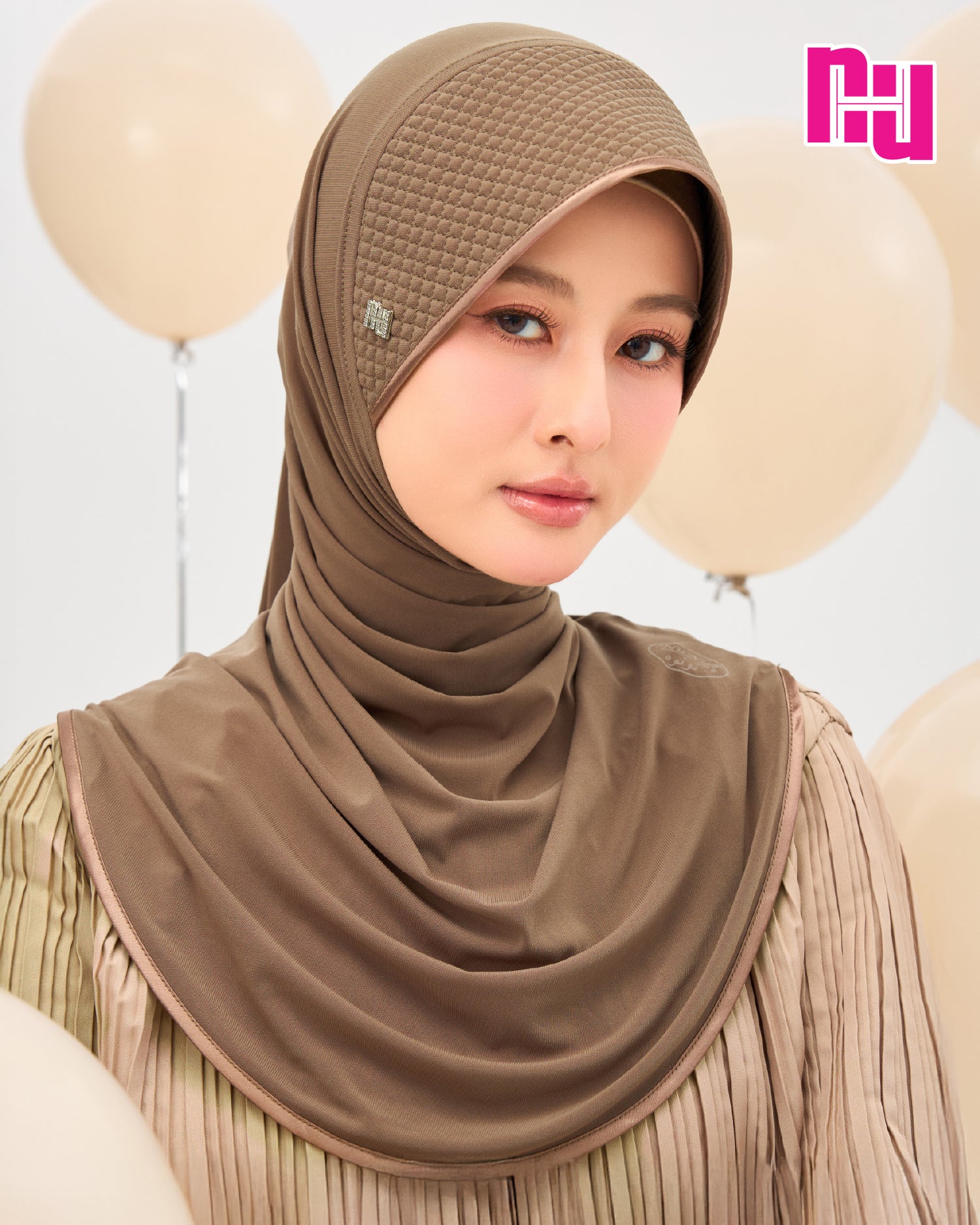 NUH CLASSIC Instant Hijab – Structured Square