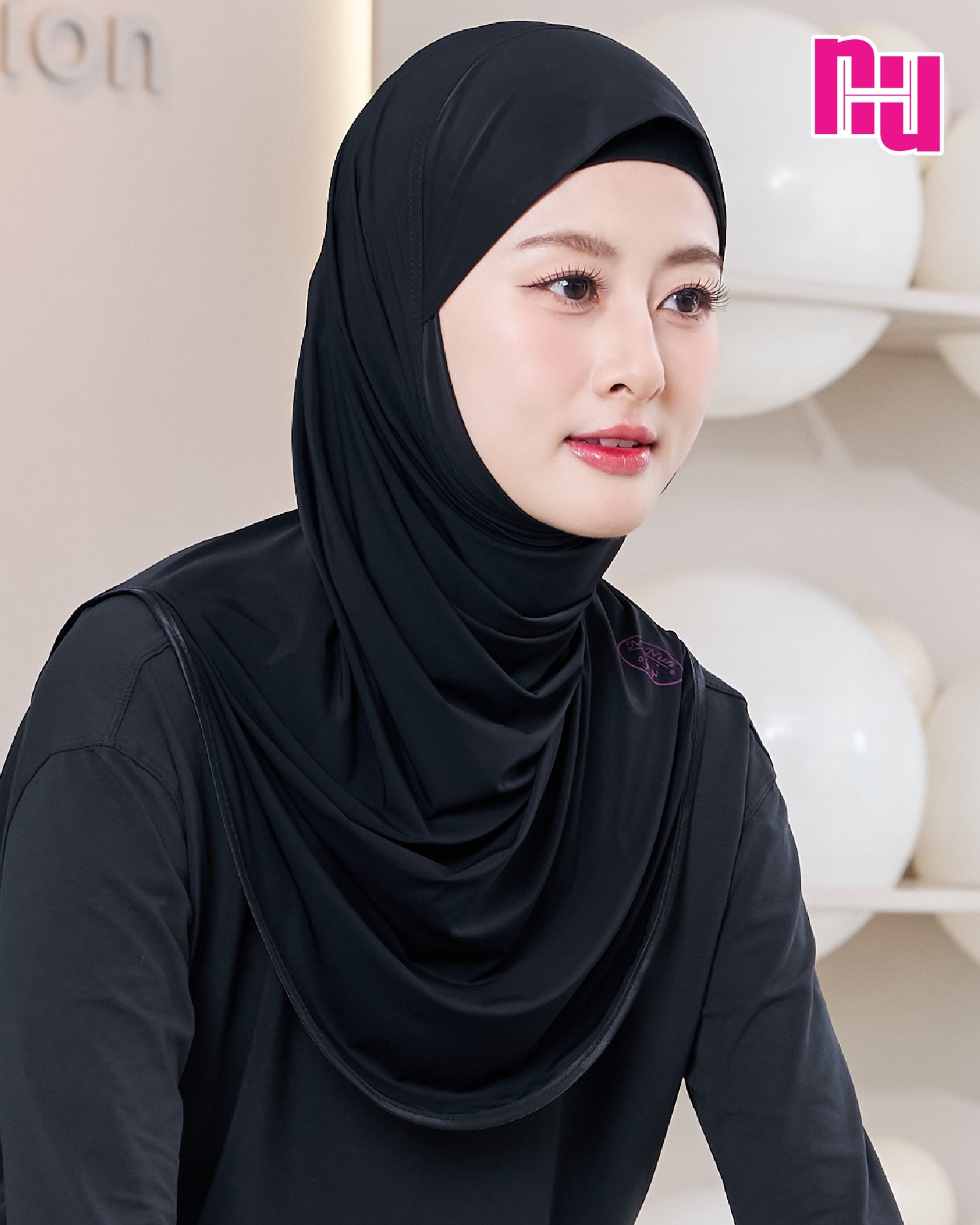 NUH SPORTS HIJAB - ผ้าคลุมสวมสำเร็จสำหรับออกกำลังกาย