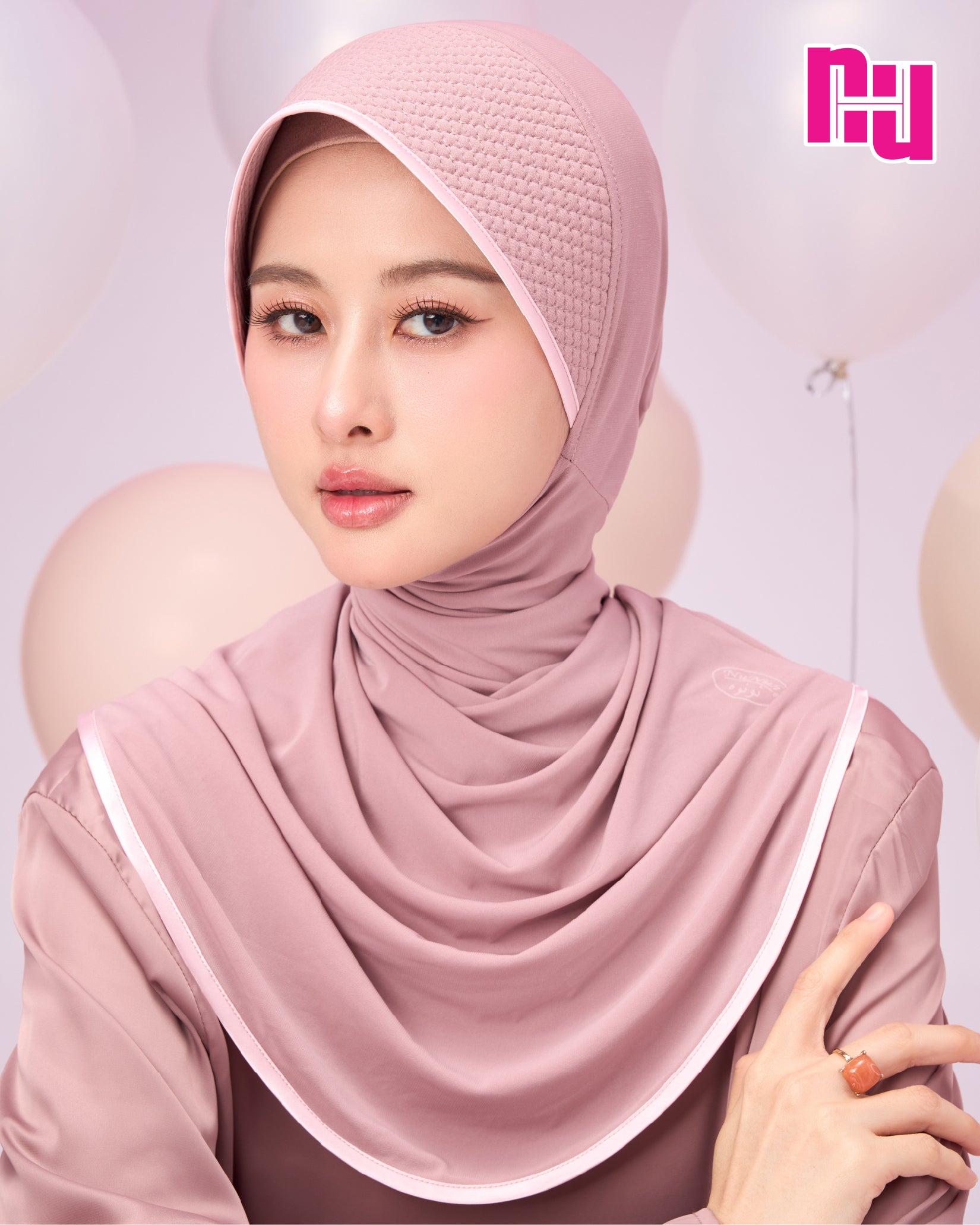 NUH CLASSIC Instant Hijab – Structured Square