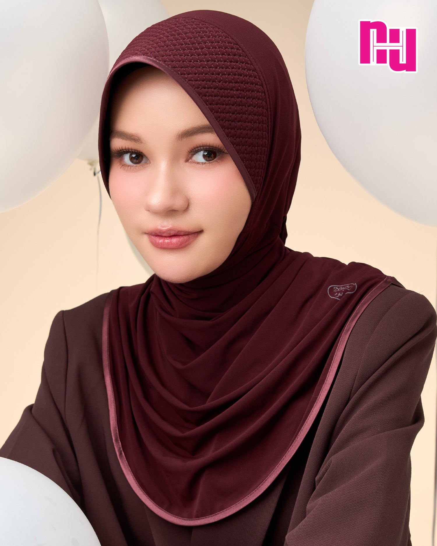 NUH CLASSIC Instant Hijab – Structured Square