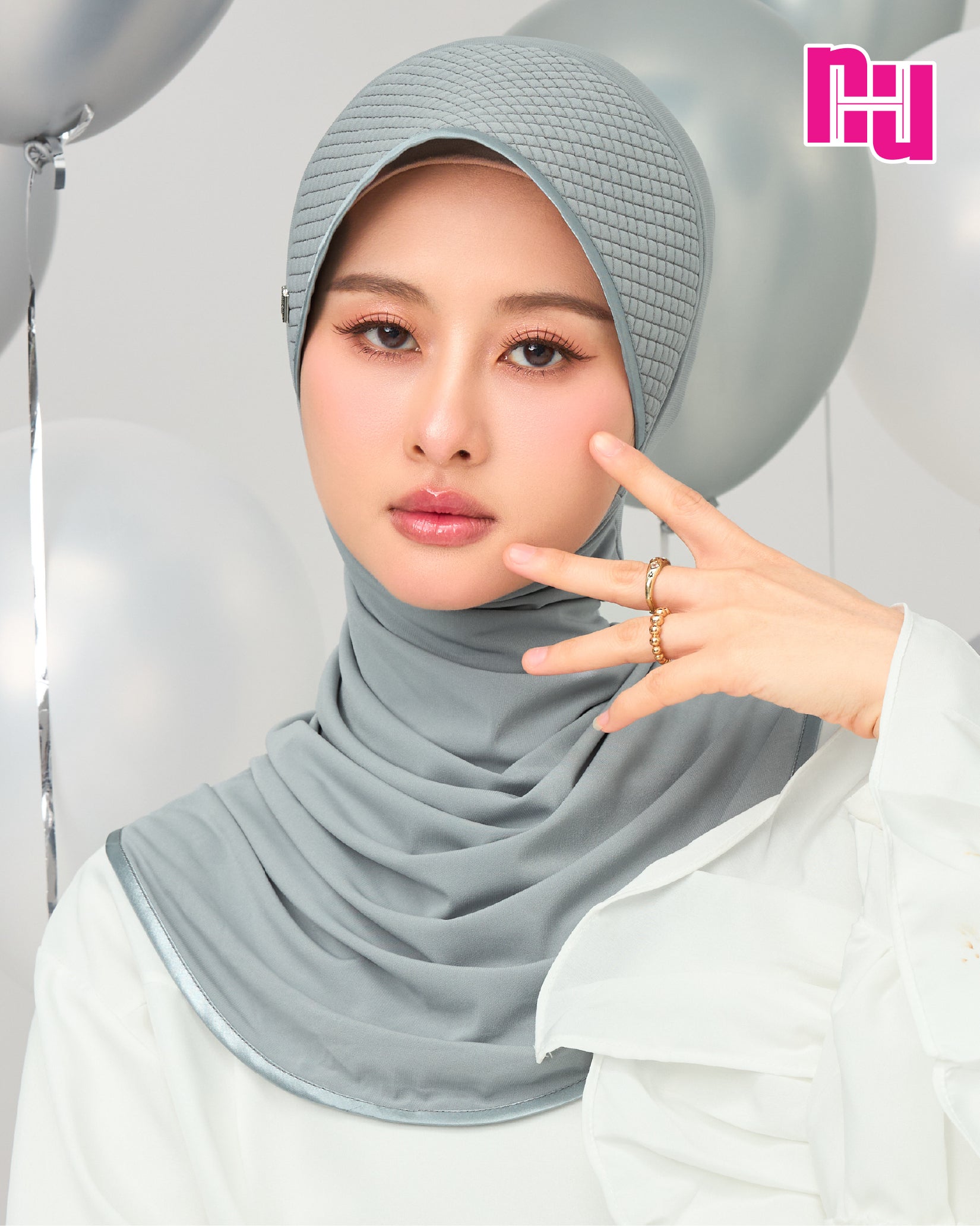 NUH CLASSIC Instant Hijab – Structured Square
