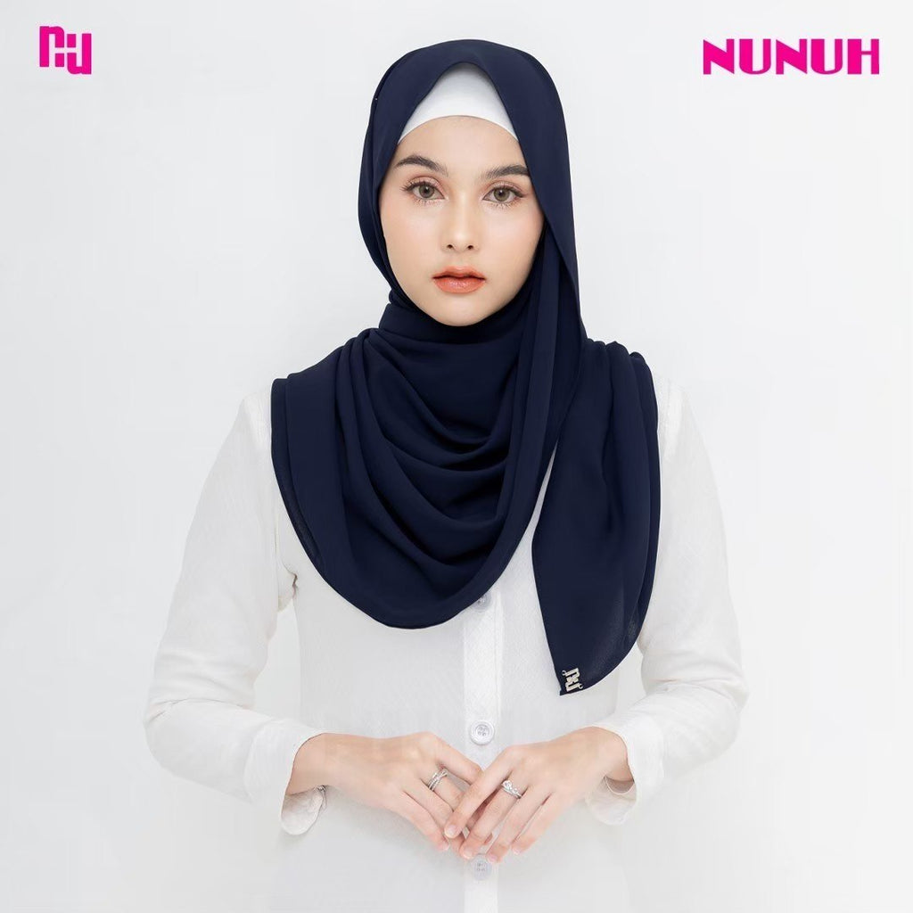 NUH SHA NOOR Long Hijab Scarf for Women Muslim – ผ้าพันแบบยาว