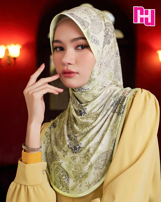 NUH ORIENT ผ้าคลุมสวมสำเร็จ  – ทรงฟองน้ำตรง