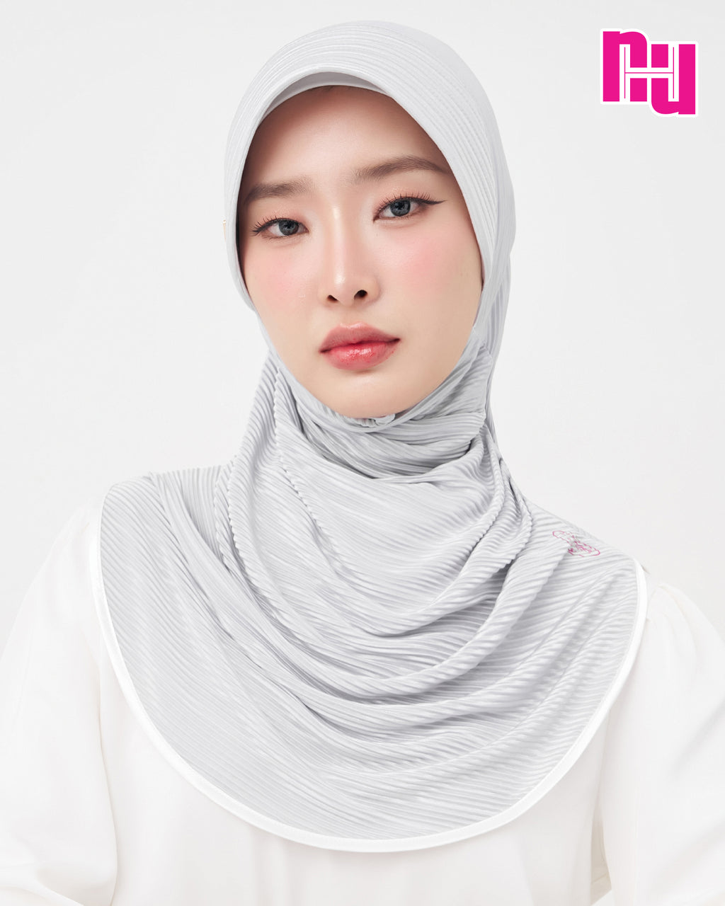 NUH PLEATED ผ้าคลุมสวมสำเร็จ – ทรงฟองน้ำ