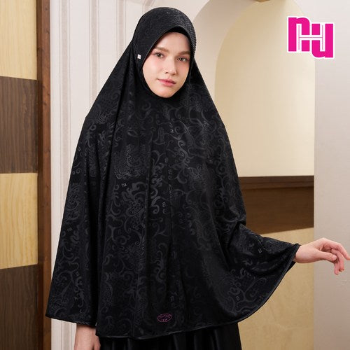 ฮิญาบ NUH ORNATE FLOW - ทรงฟองน้ำตาราง