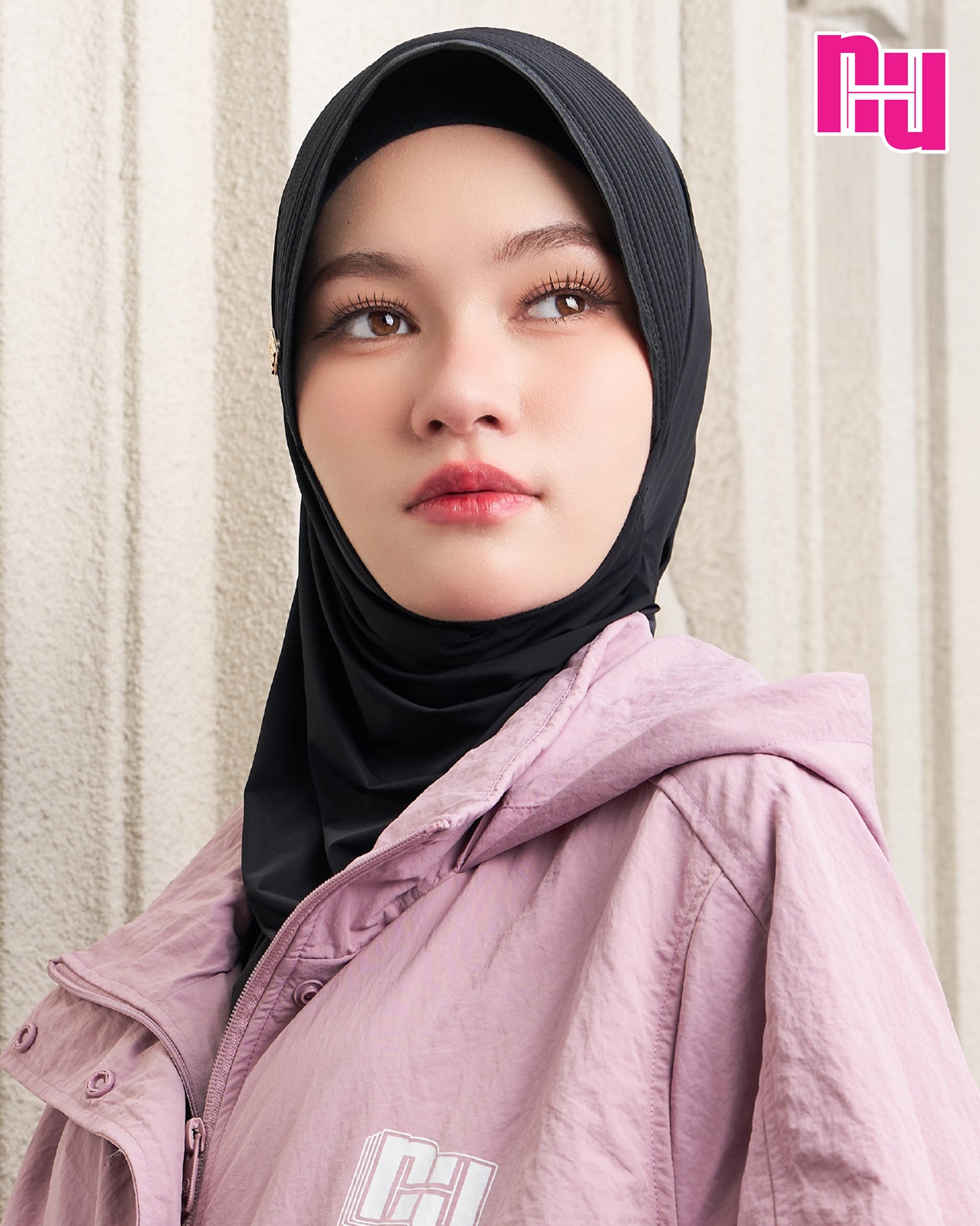 NUH SPORTS HIJAB - ผ้าคลุมสวมสำเร็จสำหรับออกกำลังกาย