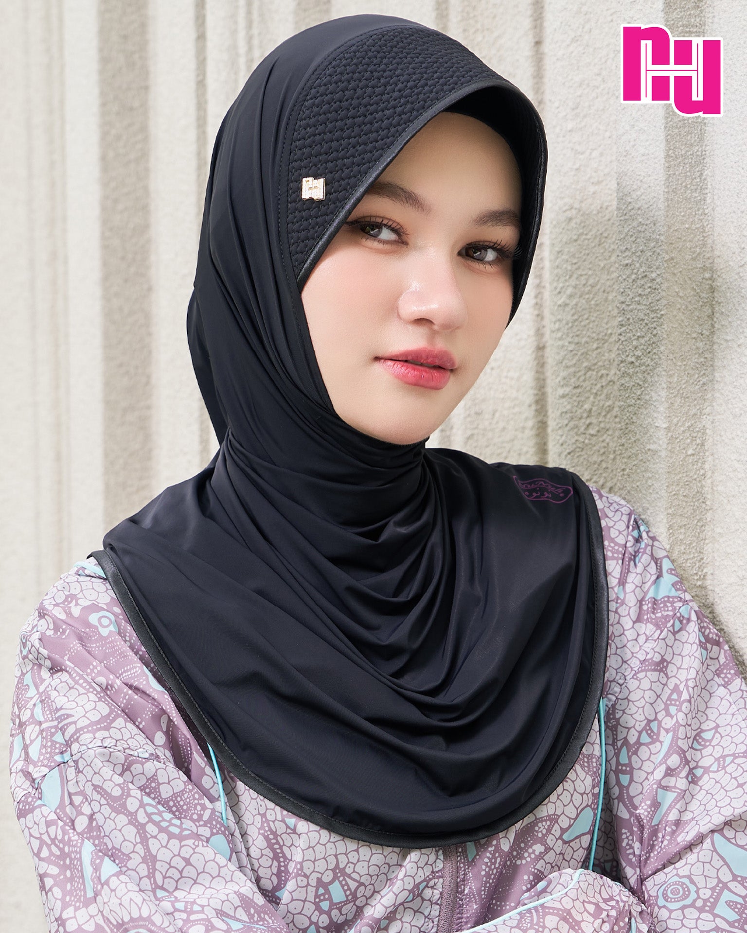 NUH SPORTS HIJAB - ผ้าคลุมสวมสำเร็จสำหรับออกกำลังกาย