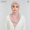NUH NOOR Hijab Scarf for Women Muslim – ผ้าพันสีพื้นแบบสามเหลี่ยม
