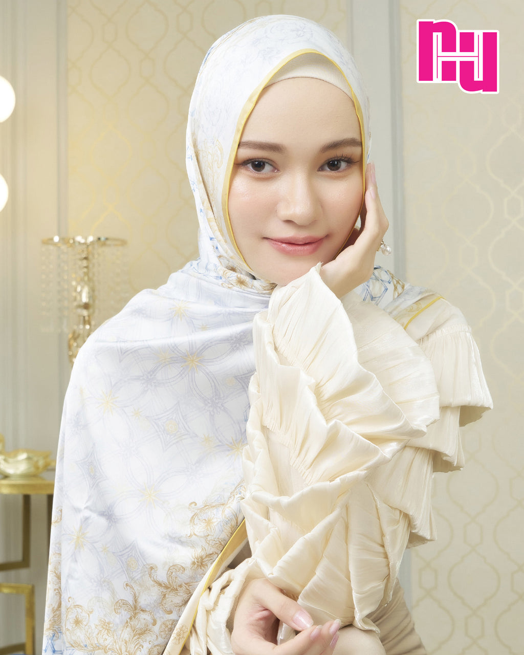 NUH FIROJA Long Hijab Scarf for Women Muslim – ผ้าพันแบบยาว