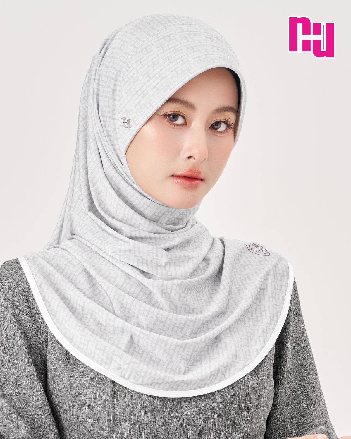 NUH MONOGRAM ECHO II - Sponge Hijab