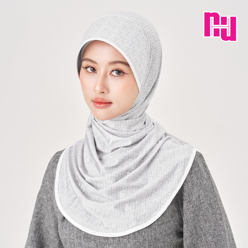 NUH MONOGRAM ECHO II- ผ้าคลุมสวมสำเร็จทรงหัวแข็งยืด