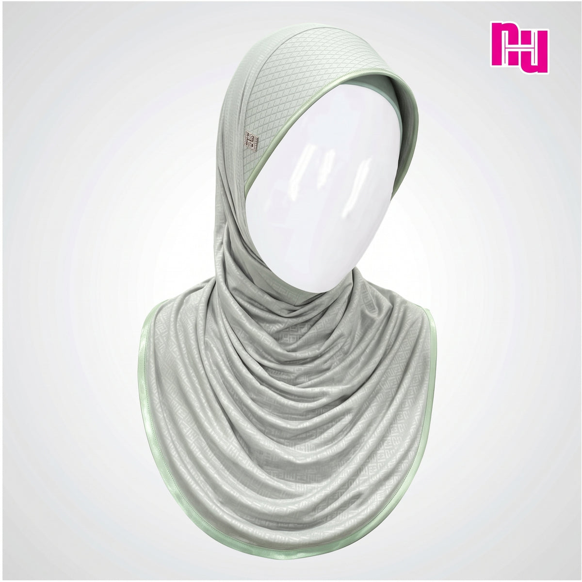 NUH MONOGRAM II - ผ้าคลุมสวมสำเร็จทรงหัวเเข็งยืด