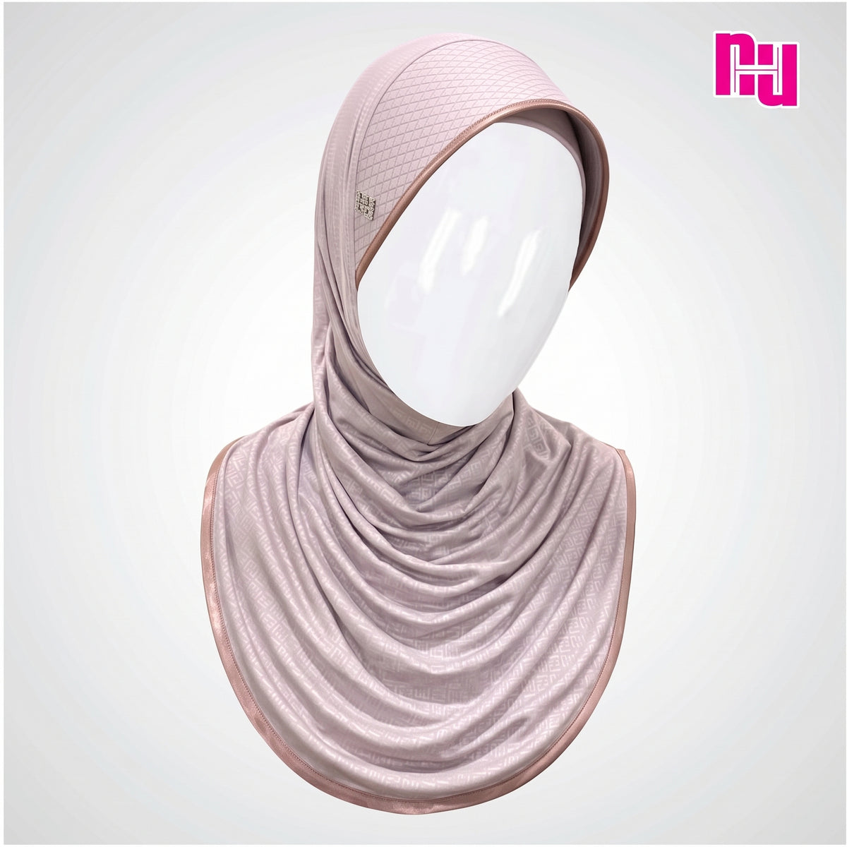 NUH MONOGRAM II - ผ้าคลุมสวมสำเร็จทรงหัวเเข็งยืด