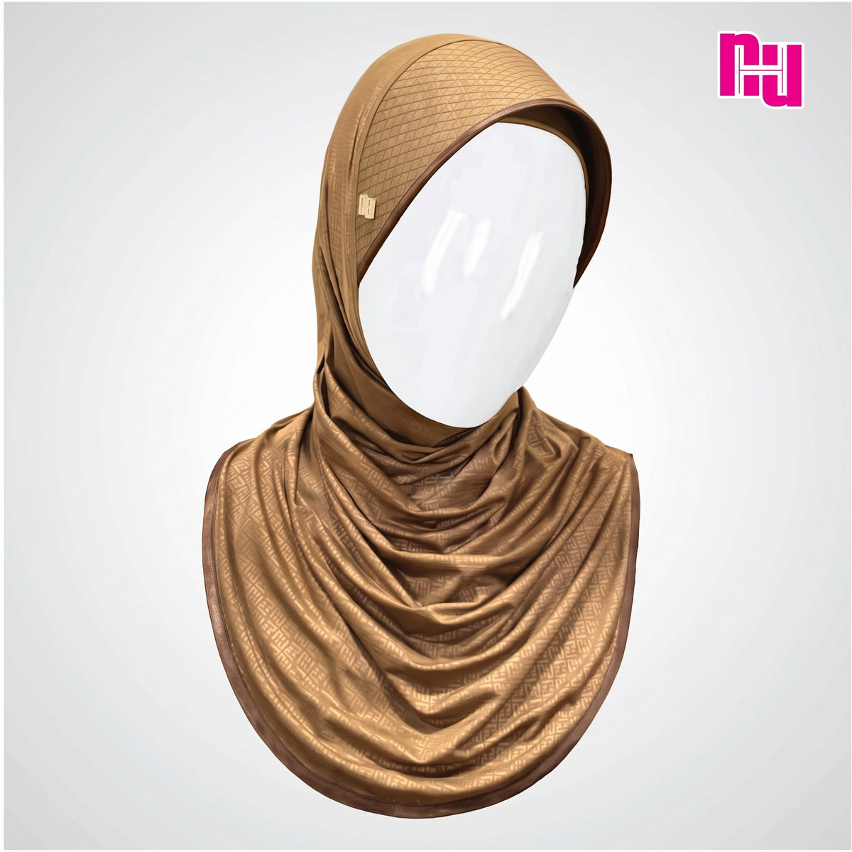 NUH MONOGRAM II - ผ้าคลุมสวมสำเร็จทรงหัวเเข็งยืด