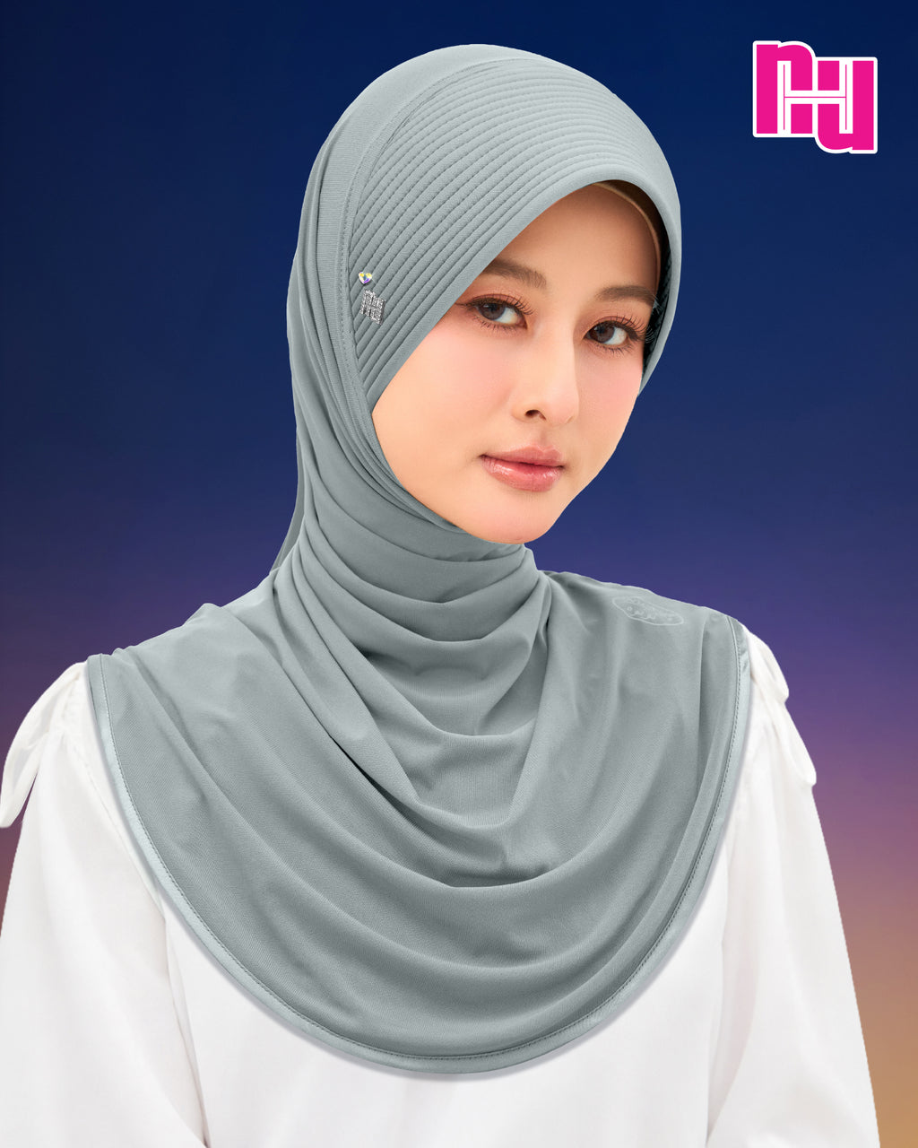 NUH CLASSIC CRYSTAL HEART - ผ้าคลุมสวมสำเร็จ