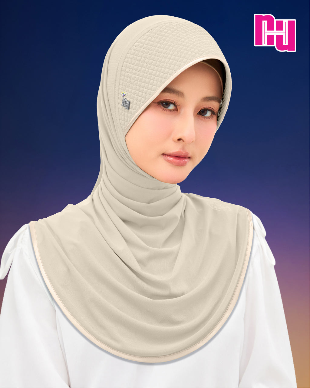 NUH CLASSIC CRYSTAL HEART - ผ้าคลุมสวมสำเร็จ