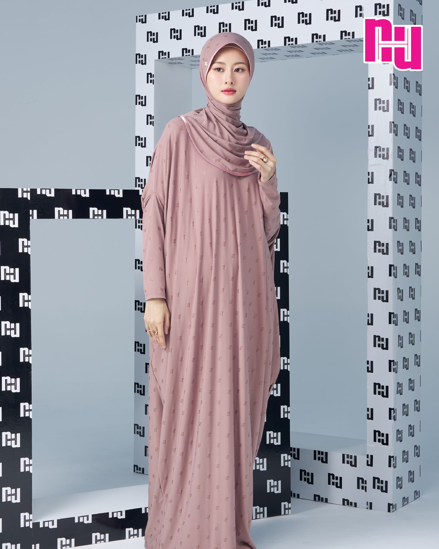NUH BLACK KAFTAN DRESS - Kaftan-style dress