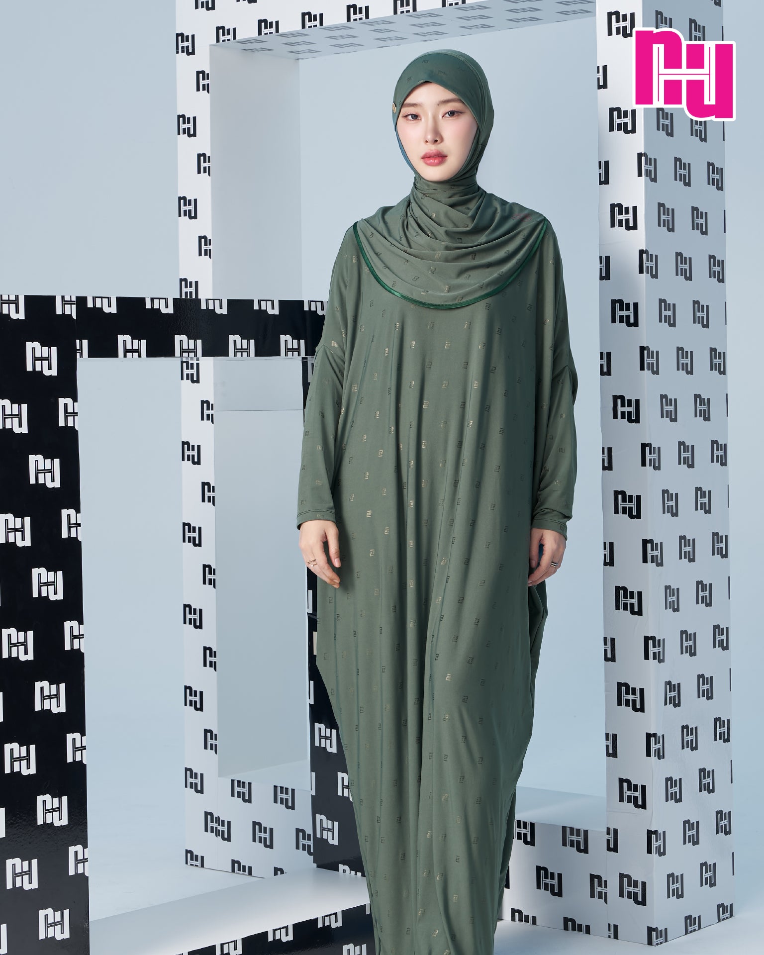 NUH BLACK KAFTAN DRESS - Kaftan-style dress