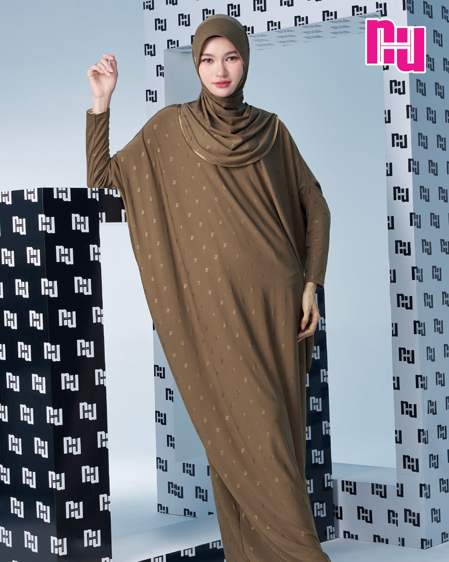 NUH BLACK KAFTAN DRESS - Kaftan-style dress