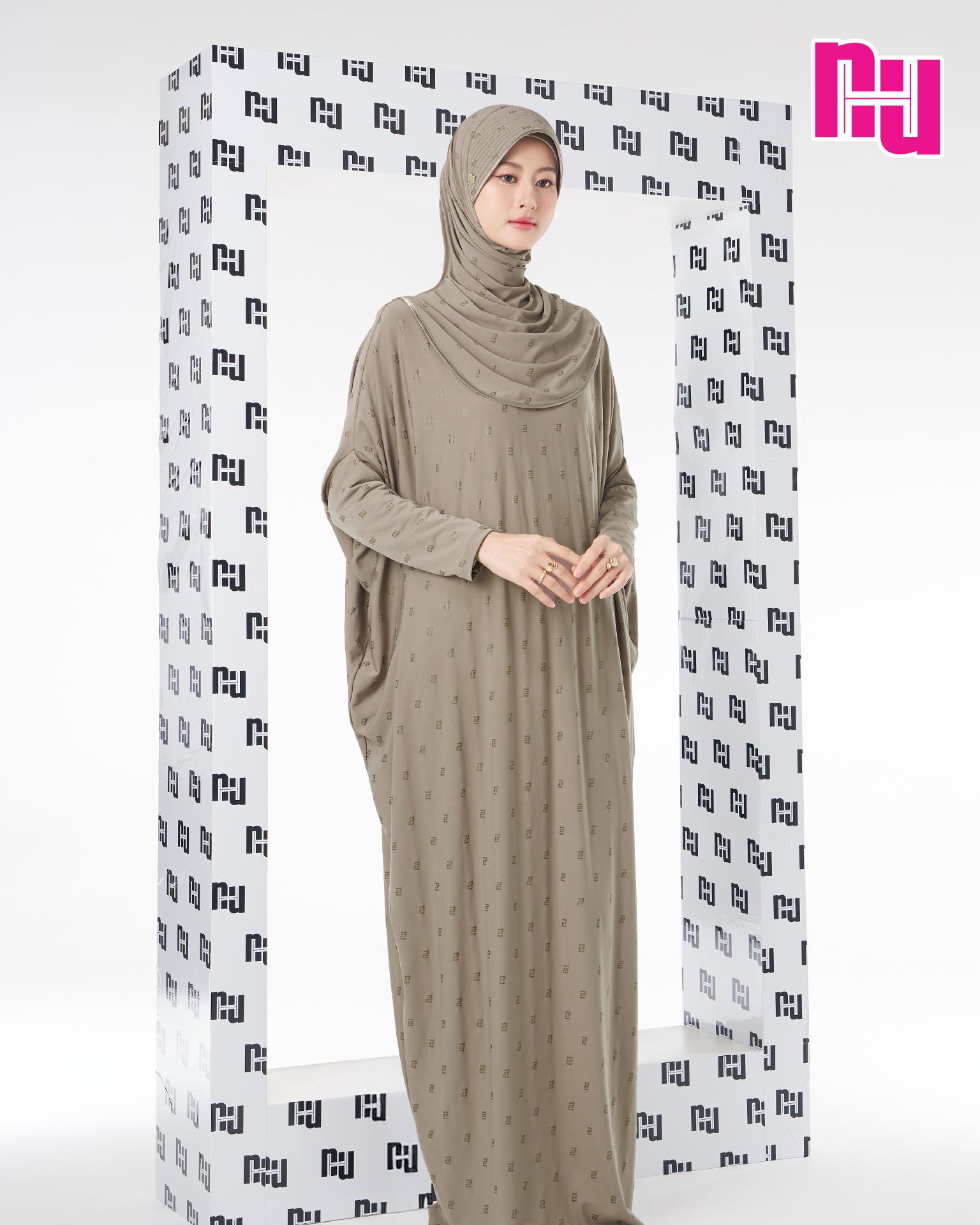 NUH BLACK KAFTAN DRESS - Kaftan-style dress