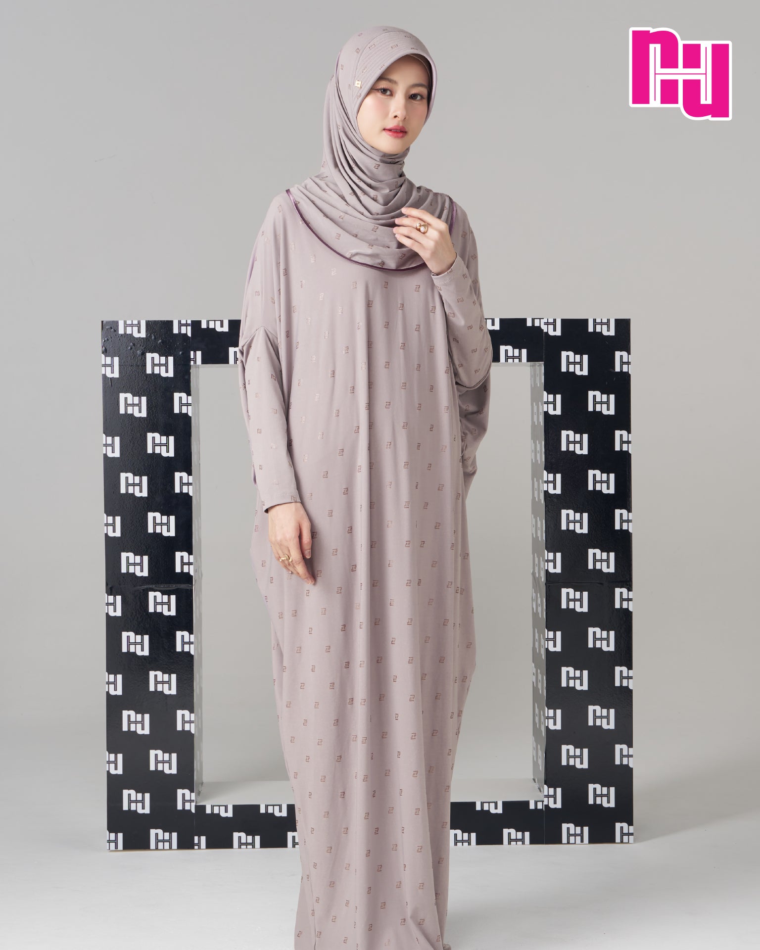 NUH BLACK KAFTAN DRESS - Kaftan-style dress