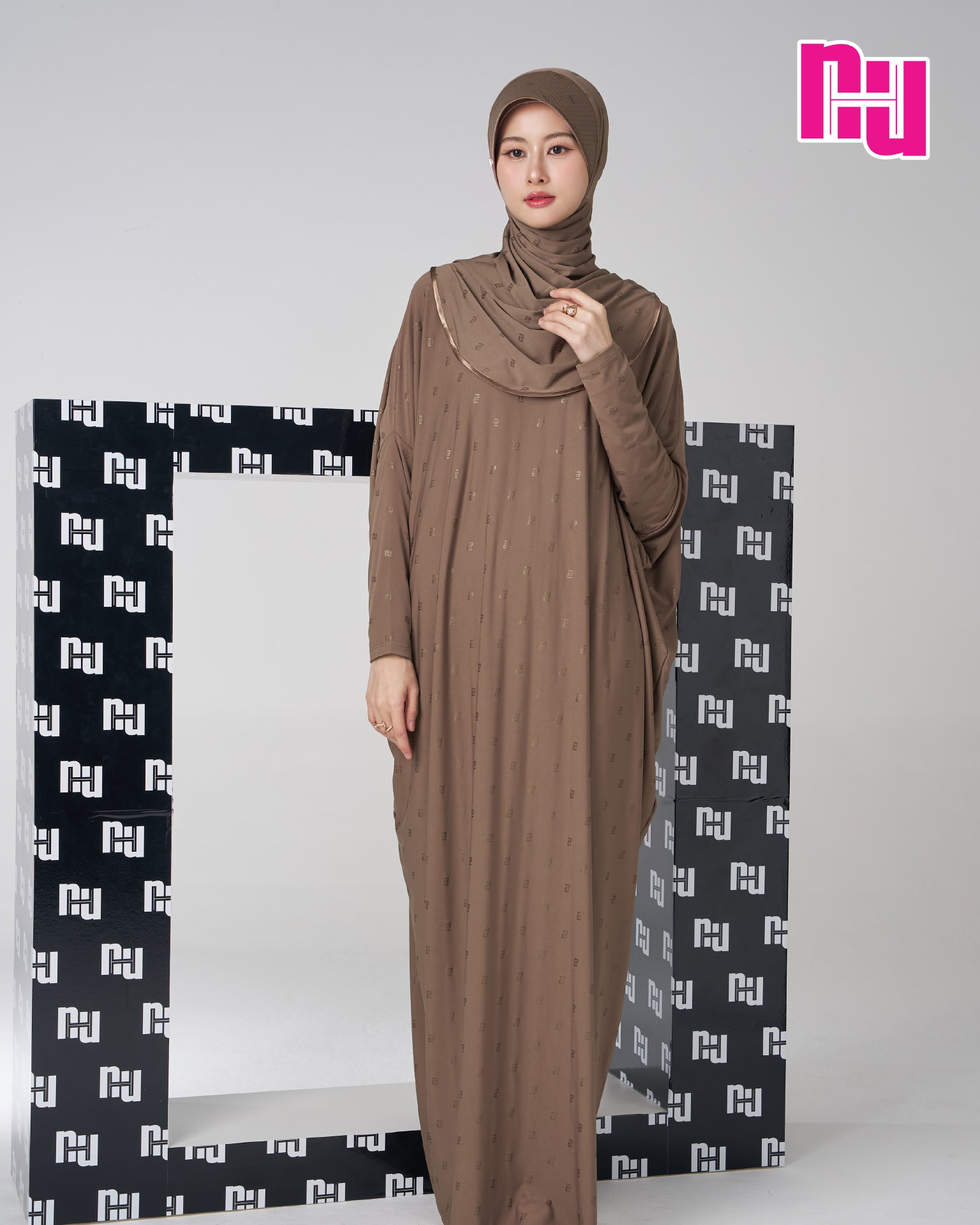 NUH BLACK KAFTAN DRESS - Kaftan-style dress