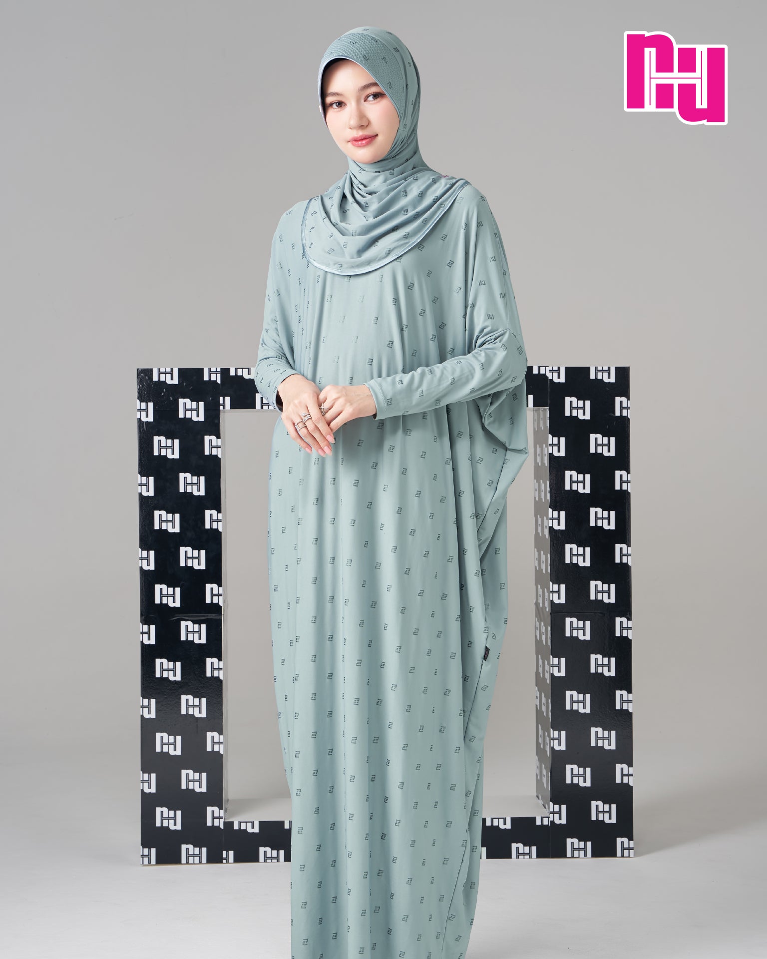 NUH BLACK KAFTAN DRESS - Kaftan-style dress