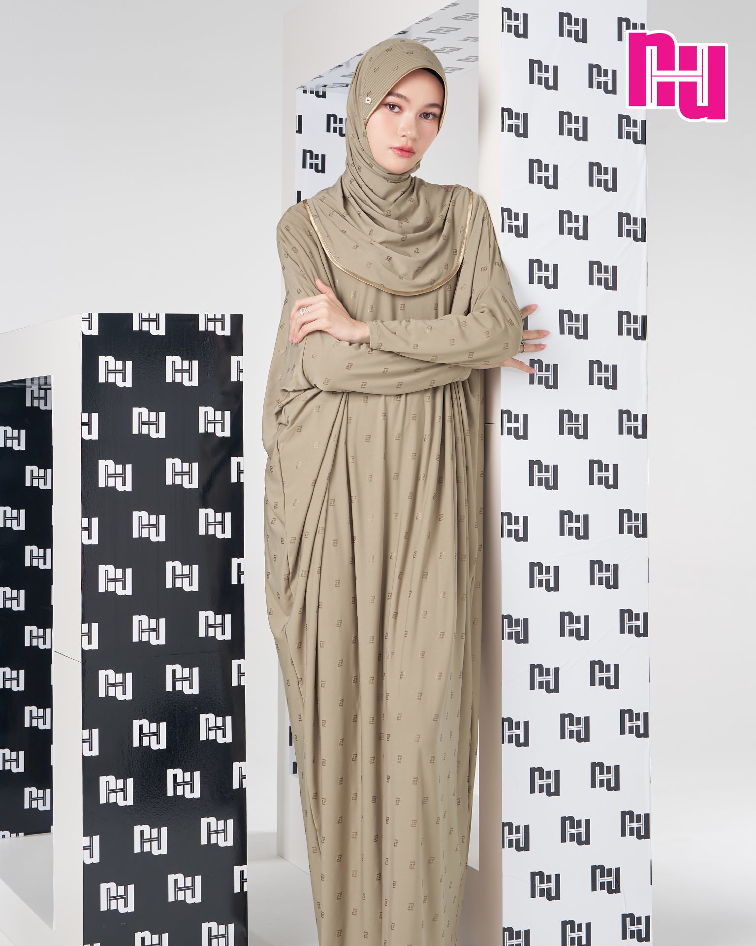 NUH BLACK KAFTAN DRESS - Kaftan-style dress