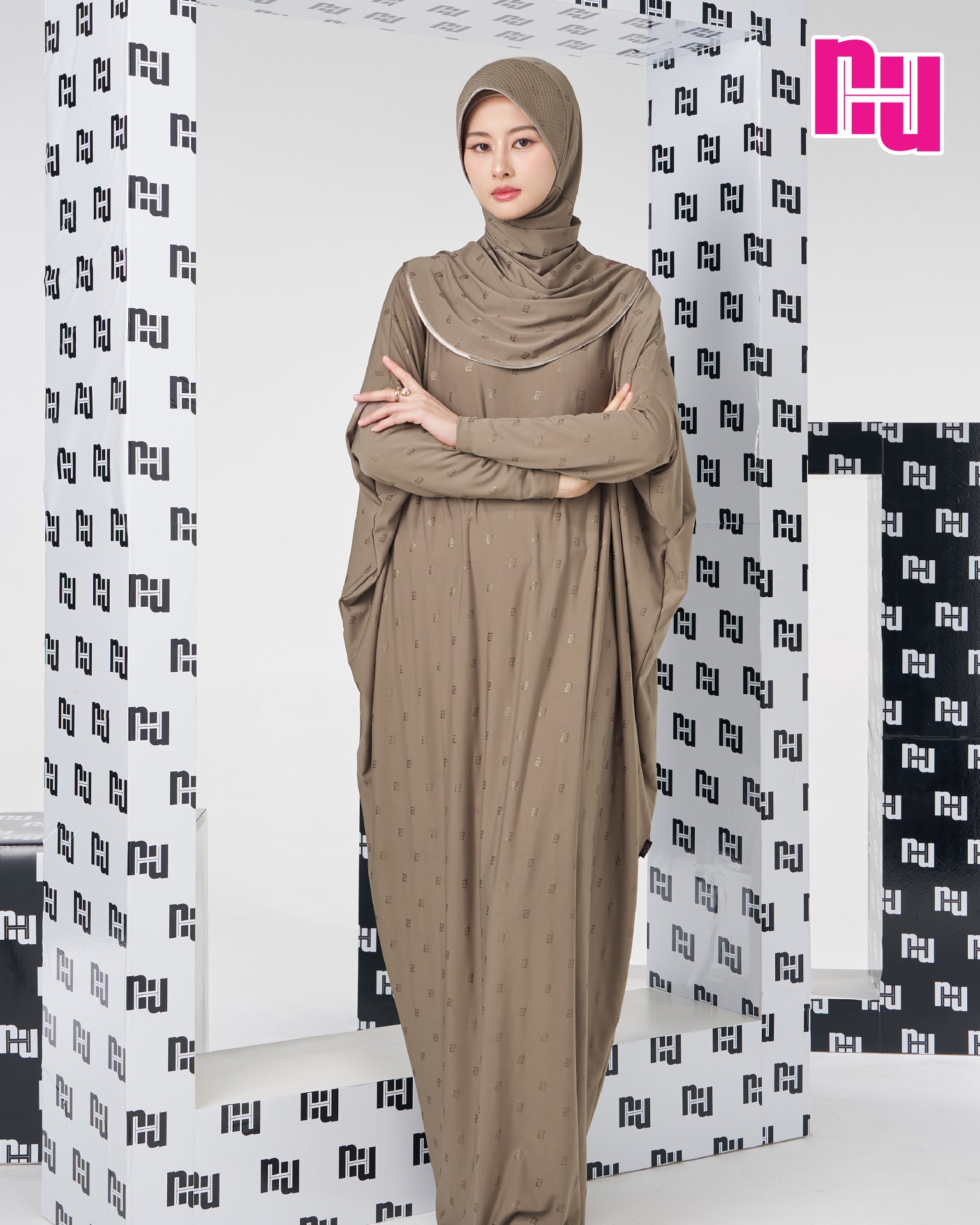 NUH BLACK KAFTAN DRESS - Kaftan-style dress