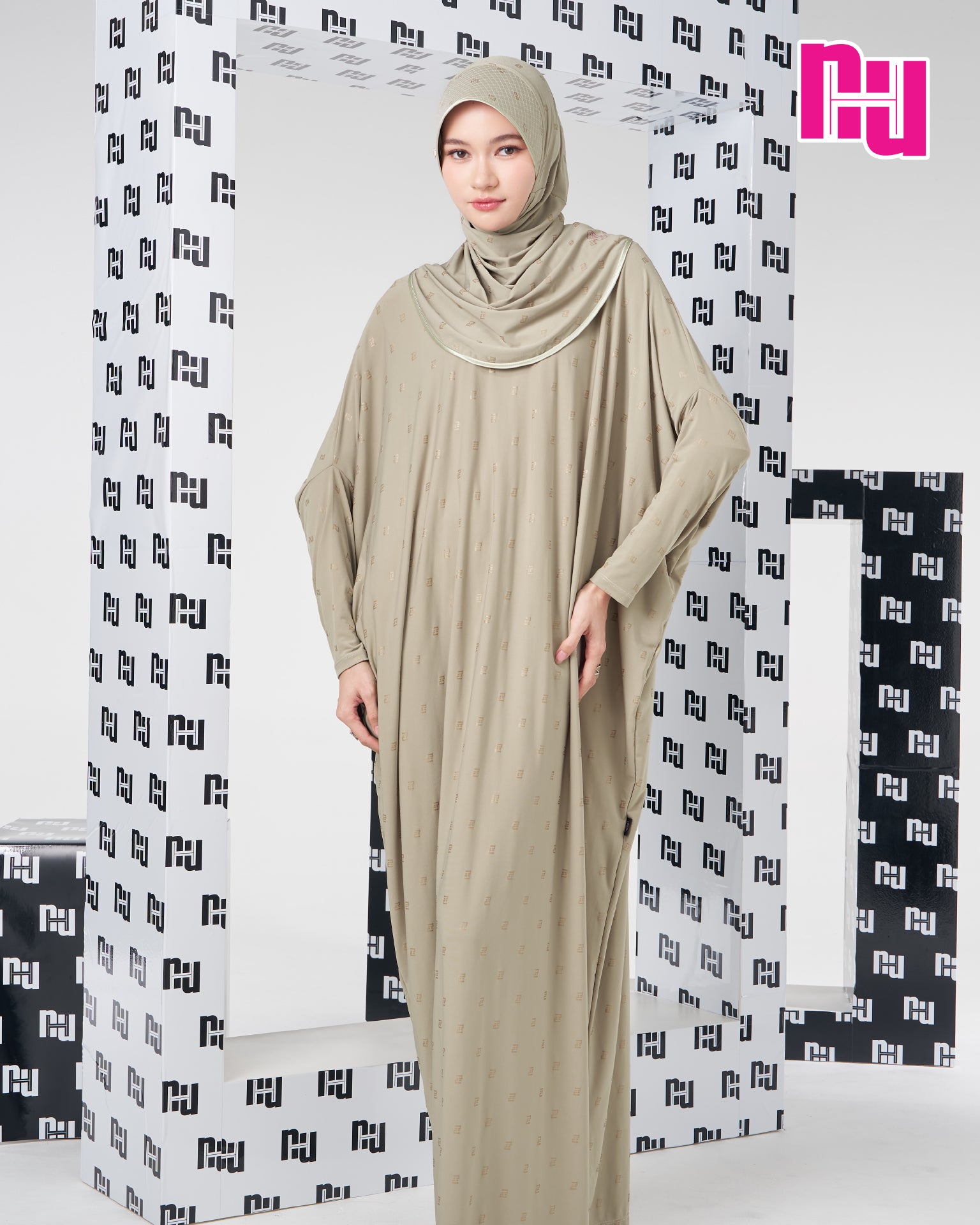 NUH BLACK KAFTAN DRESS - Kaftan-style dress