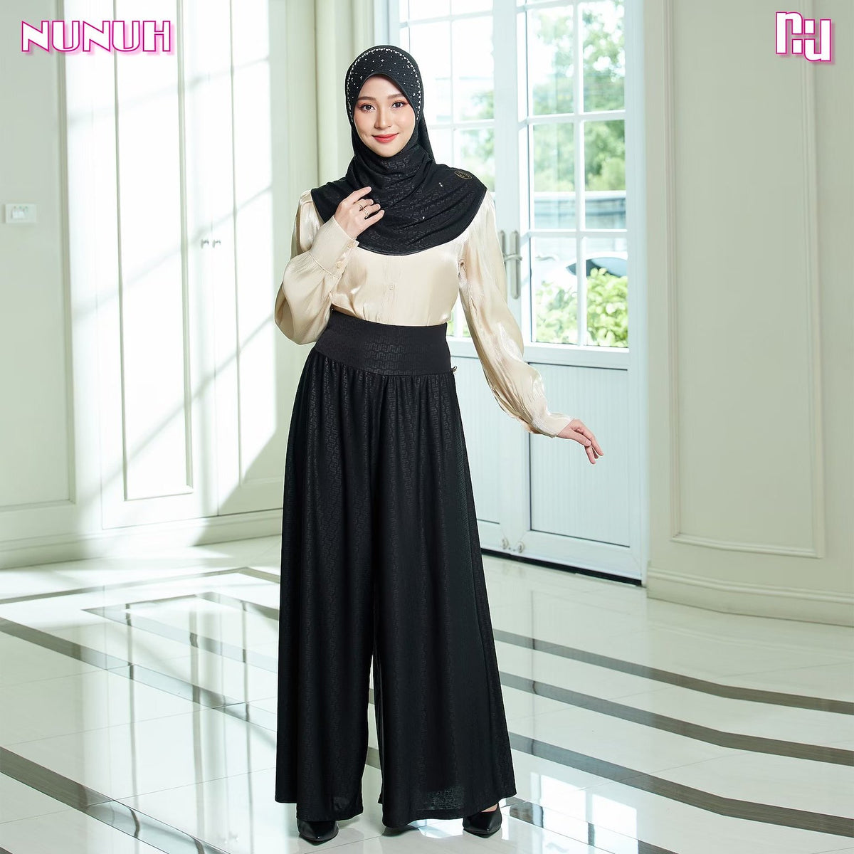NUH MONOGRAM PANT –  กางเกงขายาว