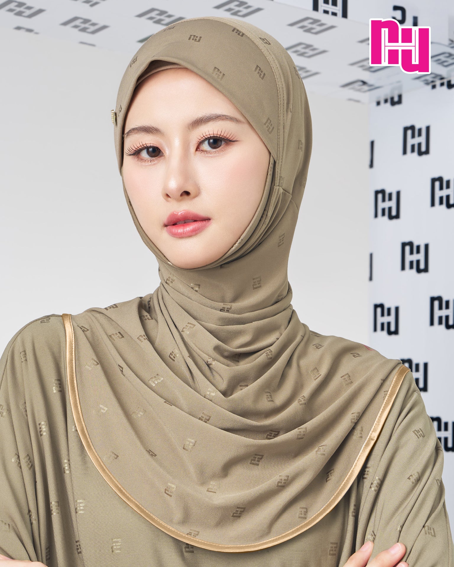 NUH BLACK Ready-to-wear hijab – Talakong style