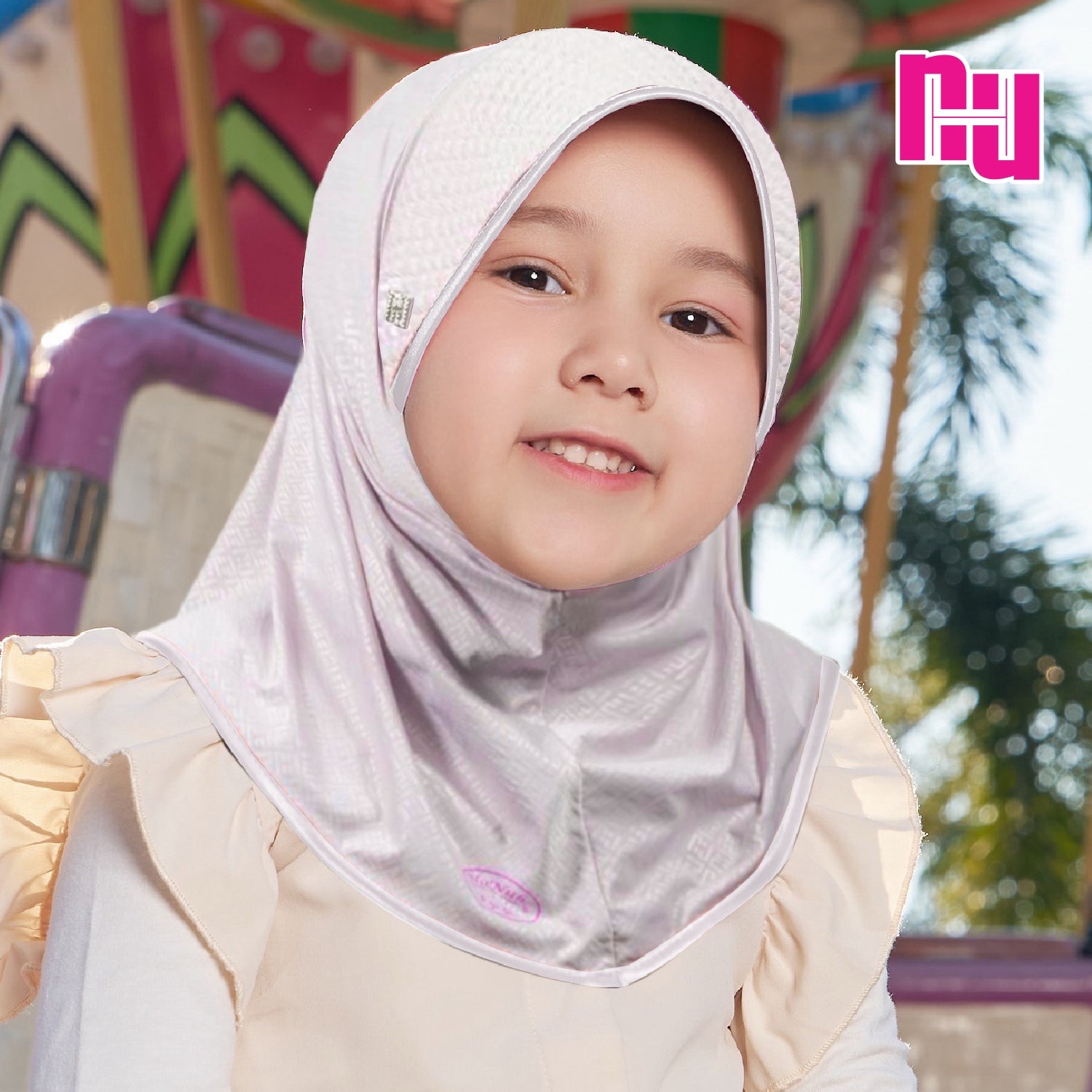 ผ้าคลุมสวมสำเร็จ NUH MONOGRAM II - (PATTERN HATI)