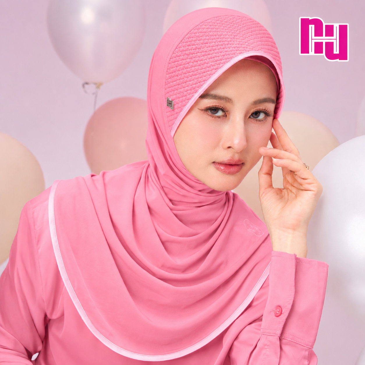 NUH CLASSIC Instant Hijab – Structured Square