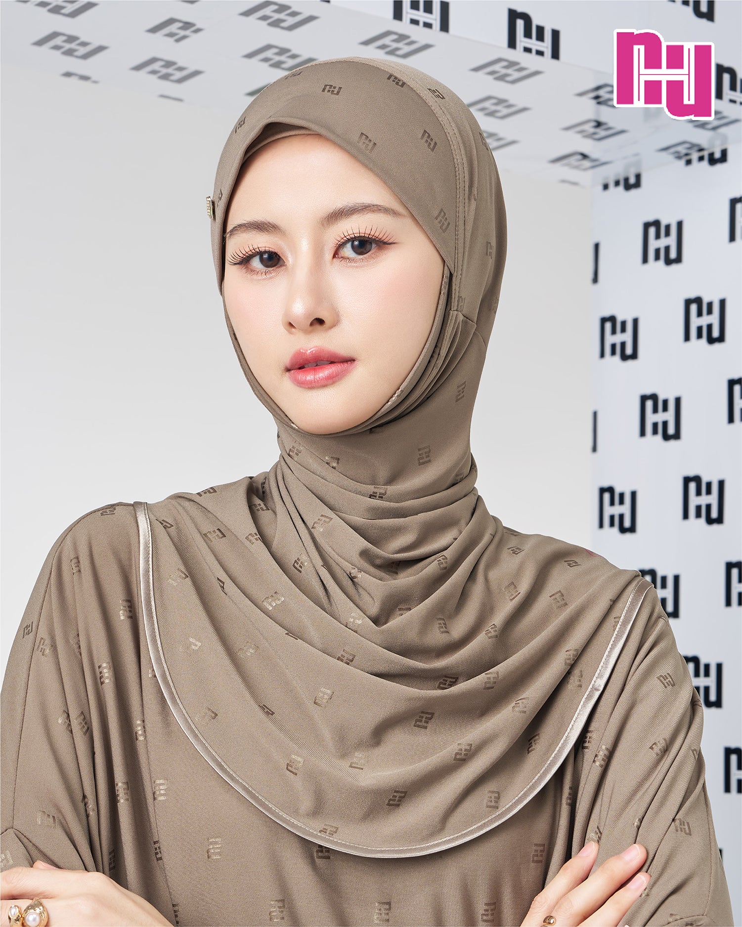 NUH BLACK Ready-to-wear hijab – Talakong style