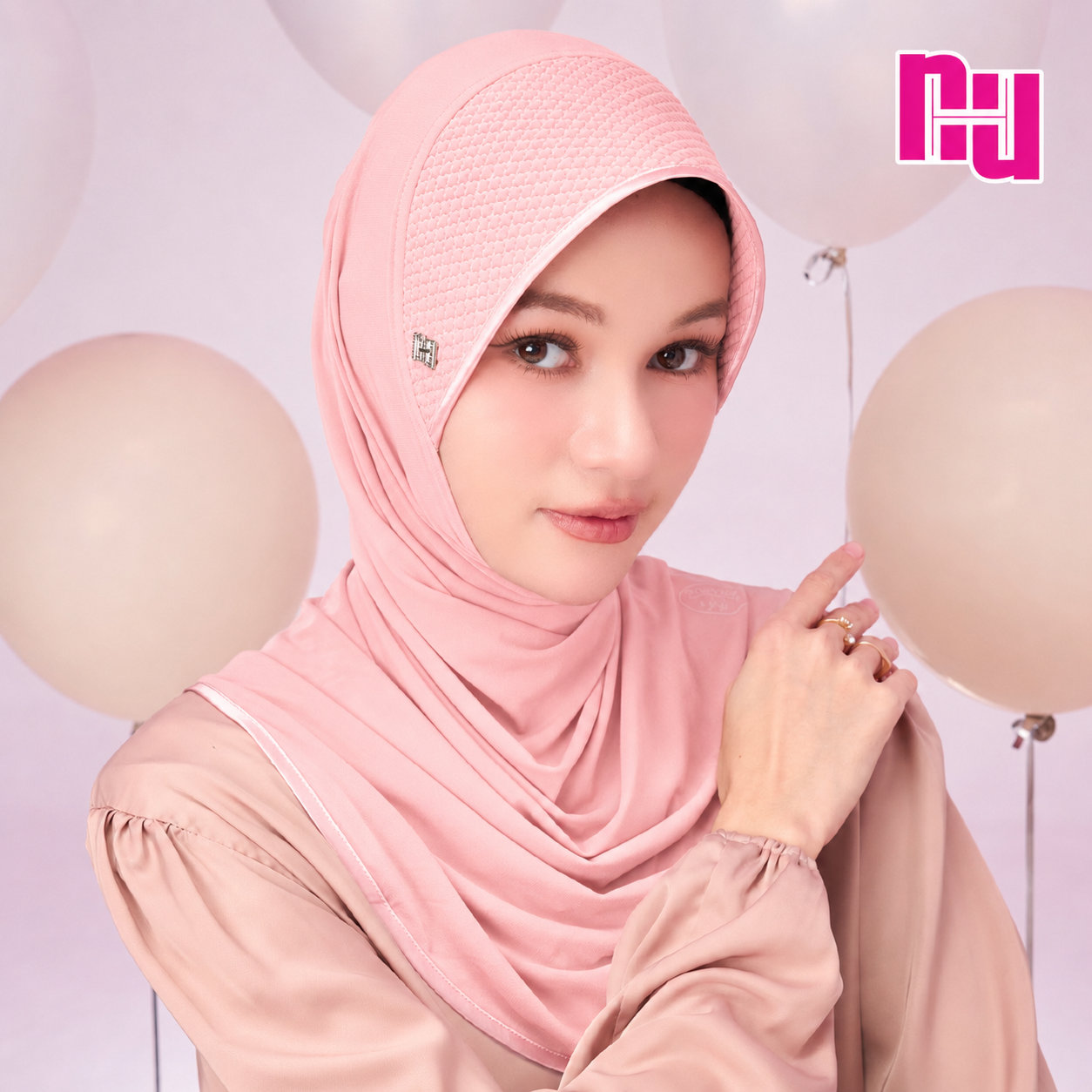 NUH CLASSIC Instant Hijab – Structured Square