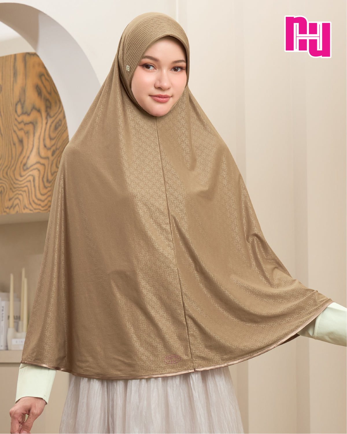 NUH MONOGRAM II - ฮิญาบสวมสำเร็จรูป