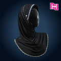 NUH CLASSIC CRYSTAL PREMIUM EDITION I - Instant Hijab with Crystal Bead Embellishments