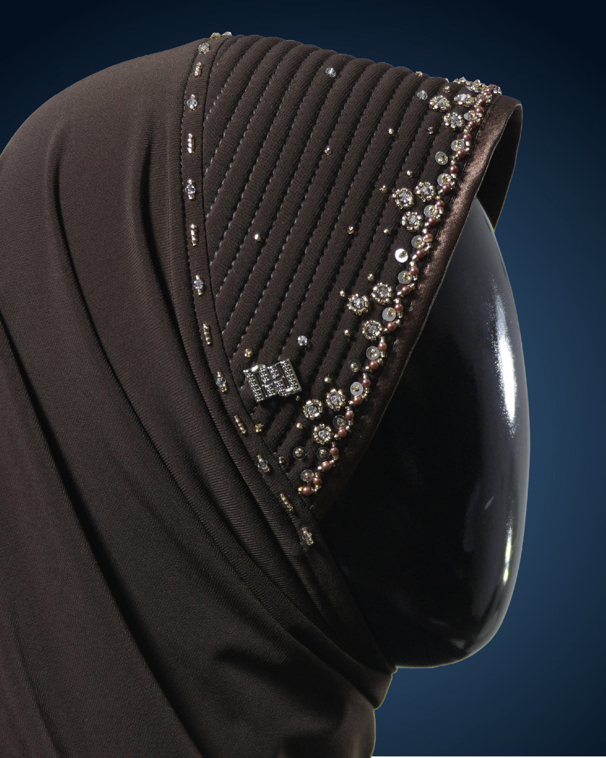NUH CLASSIC CRYSTAL PREMIUM EDITION II - Instant Pearl Crystal Embellished Hijab