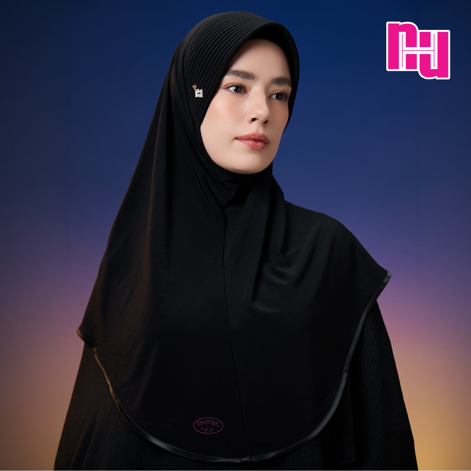 NUH HATI STAR CLASSIC  - ผ้าคลุมสวมสำเร็จ (แพทเทิร์นฮาตี)