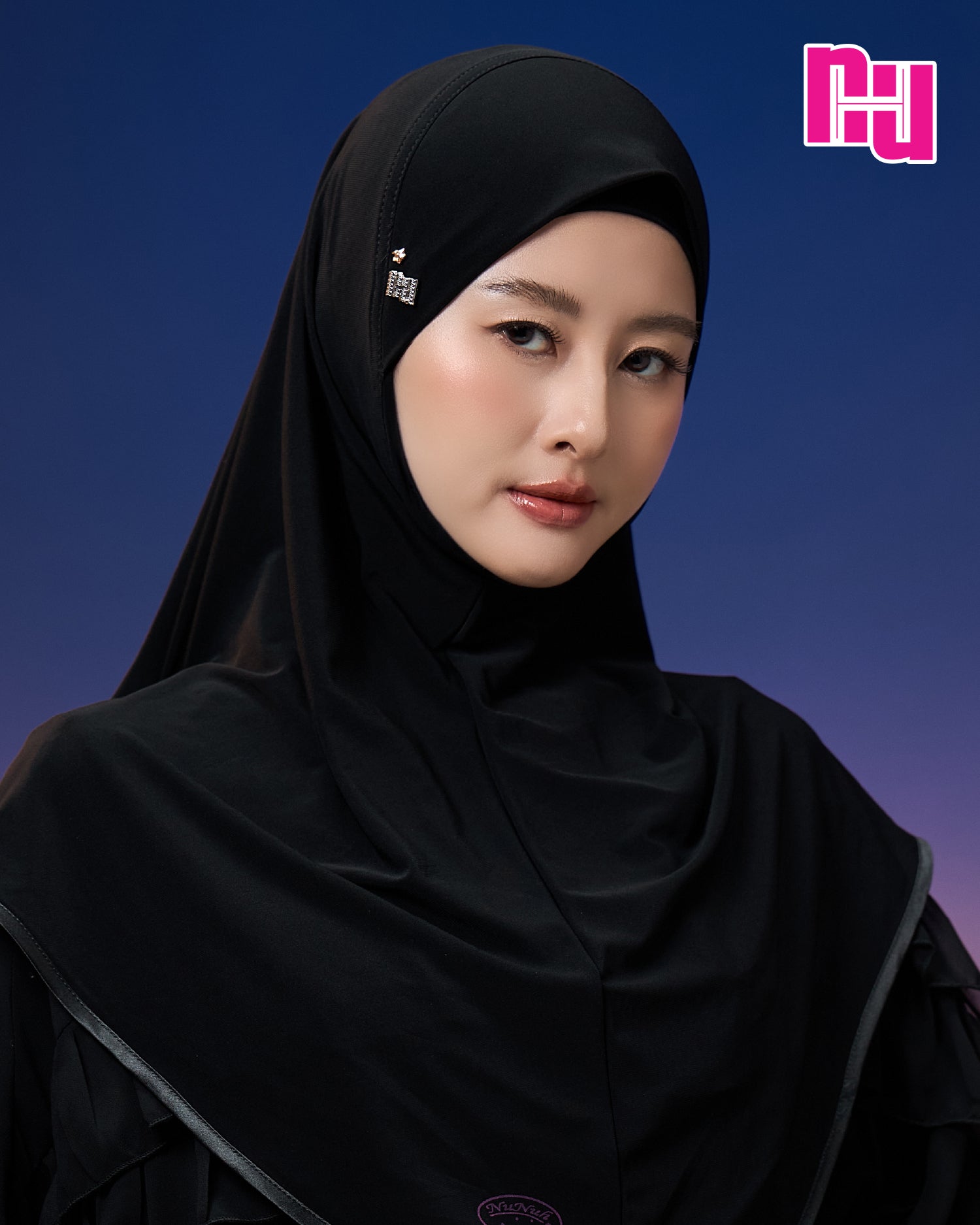 NUH HATI STAR CLASSIC  - ผ้าคลุมสวมสำเร็จ (แพทเทิร์นฮาตี)