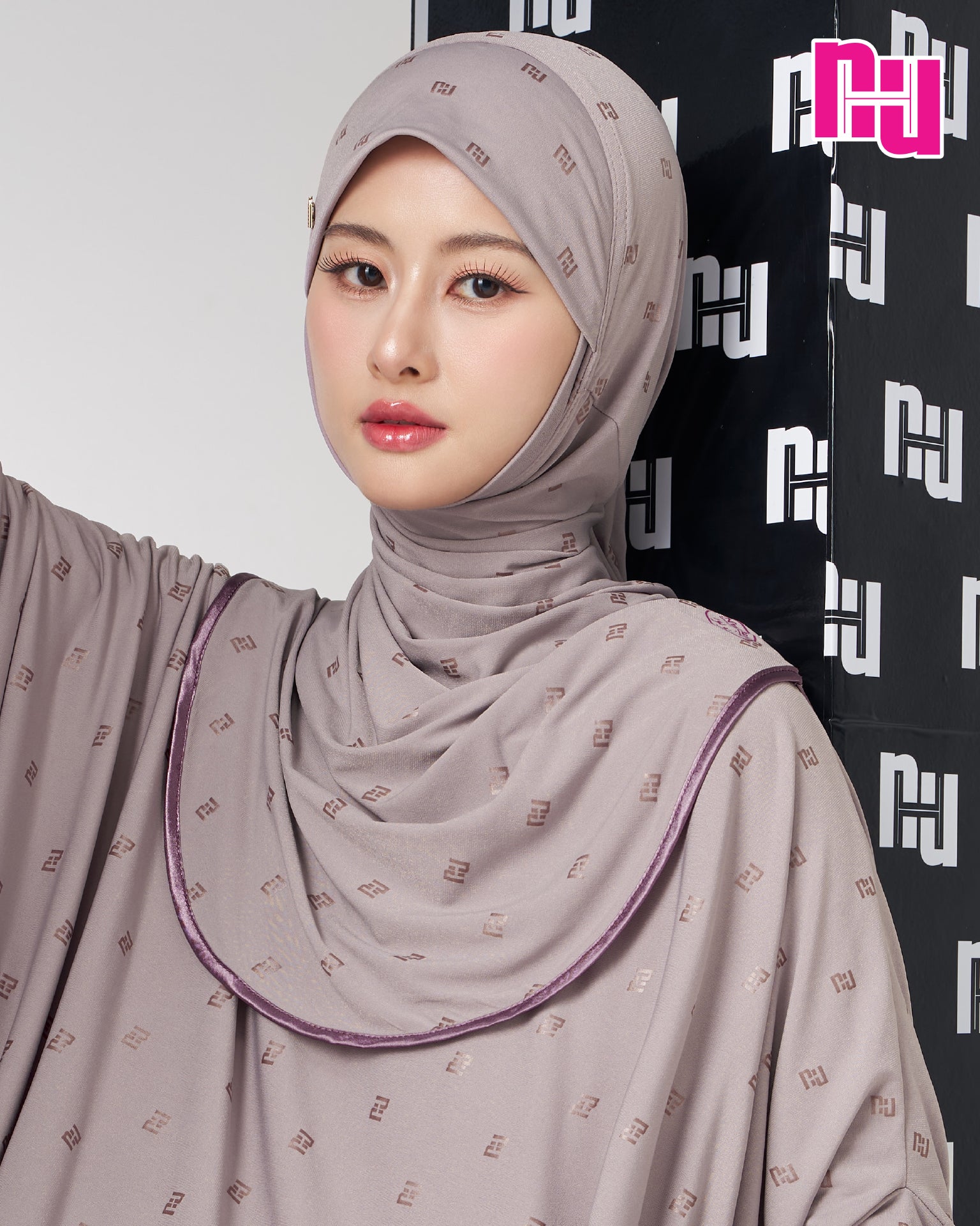 NUH BLACK Ready-to-wear hijab – Talakong style