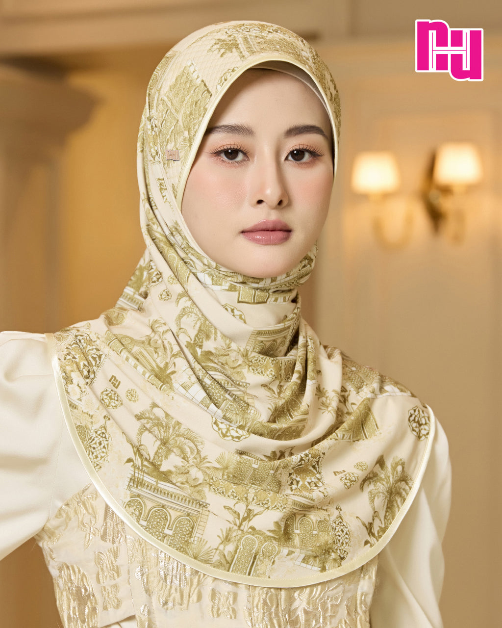 NUH THANA ผ้าคลุมสวมสำเร็จ – ทรงฟองน้ำตาราง