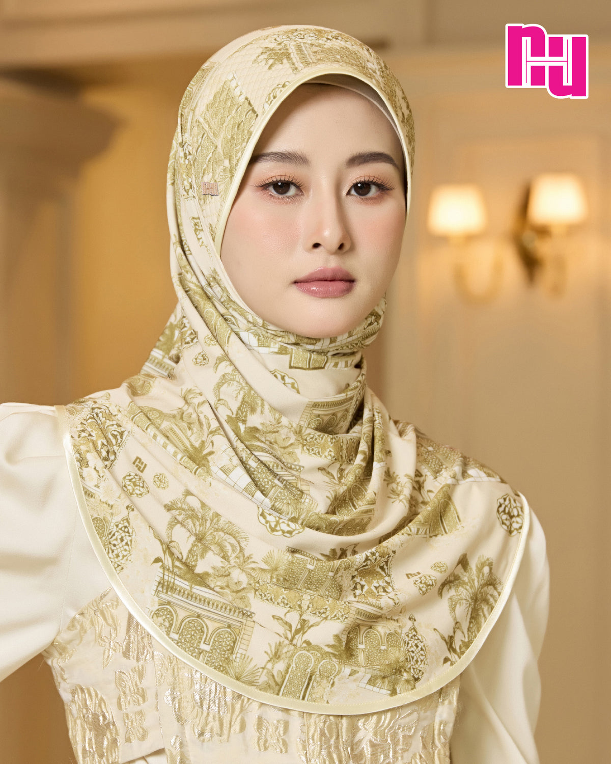 NUH THANA ผ้าคลุมสวมสำเร็จ – ทรงฟองน้ำตาราง